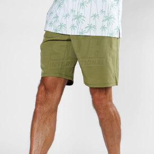 Pantalones Cortos Polo Casuales para Hombre, Estilo Nuevo, Sólidos, Transpirables, 100% Algodón, Secado Rápido, para Verano, con Cintura Ajustable, Venta al Por Mayor - Product Image 3