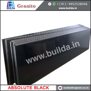 Dalles de granit noir absolu pour plancher Grande dalle antique avec finition flammée et brossée - Product Image 6