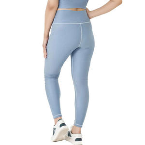 Leggings de sport taille haute en spandex pour femmes, qualité supérieure, respirants, extensibles, tricotés, pour yoga, personnalisables par sublimation, pour le fitness - Product Image 4