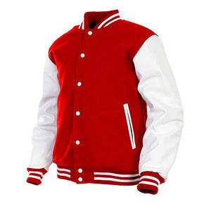 Vestes universitaires personnalisées avec logos d'hiver pour les sororités, les fraternités, les écoles, les collèges, en 100 % pure laine et manches en cuir. - Product Image 1