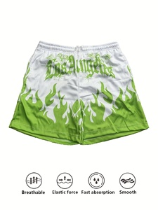 Shorts de course pour hommes avec passepoil contrastant, taille élastique et cordon de serrage – Légers, durables et élégants pour la gym et l'été - Product Image 1
