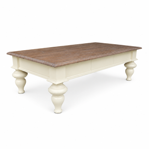 Mesa de Centro de Madera Sólida Italiana para Sala de Estar, Hotel, Villa o Resort, Base de Caoba Sólida, Tapa de Madera Mindi, Personalizable para Hostelería - Product Image 3