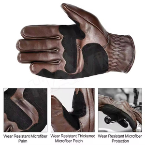 Gants de moto en cuir véritable, best-sellers, pour hommes, gants de course pour motards, fabriqués au Pakistan, gants de motocross haut de gamme pour les pilotes. - Product Image 4