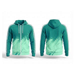Sudadera con capucha y cremallera completa a la moda, ropa informal unisex, servicio de personalización de marca para hombres, mujeres y jóvenes, chaqueta con capucha para entrenamiento, ropa deportiva - Product Image 4