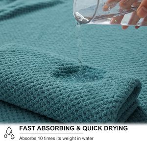 ชุดผ้าขนหนูอาบน้ำขนาดใหญ่พิเศษ ชุดผ้าขนหนูไมโครไฟเบอร์ ซึมซับน้ำได้ดี แห้งเร็ว นุ่มพิเศษ สำหรับห้องน้ำ - Product Image 2