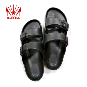 Chanclas de EVA con suela gruesa y base plana, con concepto deportivo, para la venta al por mayor de sandalias. - Product Image 3