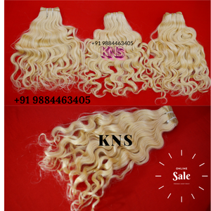 ผมต่อสีบลอนด์เรมี่บริสุทธิ์ยังไม่ได้ผ่านกระบวนการผมชาวอินเดียนนุ่มทรงหลวมสไตล์ผมลอนสัมผัสนุ่มผ้าเดี่ยว - Product Image 6