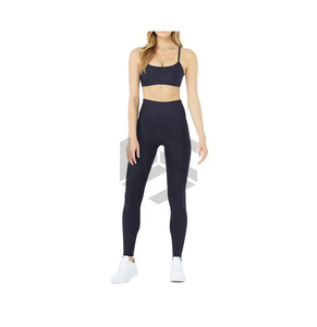 Nouveau design, ensemble de yoga 2 pièces pour femme, taille haute, respirant, écologique, avec logo avant, effet push-up, service OEM - Product Image 1