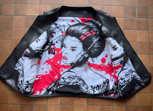 เสื้อกั๊กขนแกะเมอริโนสเปนสุดหรูแบบสองด้าน พร้อมผิวสัมผัสหนังกลับ - Product Image 4