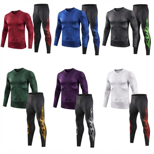 <b>Men</b> <b>Compression</b> Sportswear Suit GYM Wear <b>Tight</b> Sports Yoga Workout Jogging Fitness Clothing Shorts Running Bodybuilding - Product Image 5