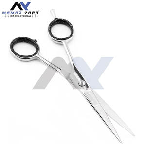 Ciseaux de coiffure professionnels, ciseaux de coupe de cheveux pour barbier, lames en acier inoxydable, design ergonomique - Product Image 5