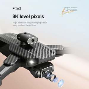 Drone extérieur V162 4K HD à double caméra, quadricoptère WiFi FPV avec positionnement visuel GPS, maintien de l'altitude, moteur brushless 6 axes, 16MP - Product Image 4