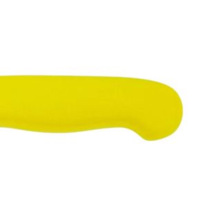 Couteaux à désosser jaunes avec lame argentée fine et pointue et manche ergonomique pour la séparation et le façonnage de la viande (usage boucher) - Product Image 5