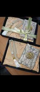 Elegante Set de Regalo del Sagrado Corán con Rosario de Perlas y Lazo de Cinta Crema para Regalos Musulmanes Islámicos de Ramadán y Eid, Otros Artículos de Vestimenta Religiosa - Product Image 6