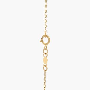 Octagon Pendant <b>Necklace</b> with 0.1 CTW Round Cut Lab-Grown Diamonds in White Gold - Product Image 5
