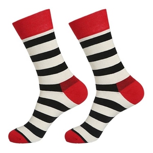 Men's Blue Crew Socks With Hot Air Balloon Print Green Cuff <b>Red</b> <b>Heel</b> Black Toe Digital Printing Breathable Knitted Summer Daily - Product Image 2