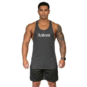 Camiseta Deportiva de Hombre Personalizada con Logotipo, Transpirable, de Alta Calidad, en Blanco y Negro, de Algodón y Fibra de Bambú, Tejida, para Fisicoculturismo - Product Image 3