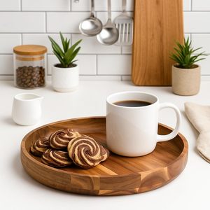 Bandeja para Mango de Calidad Superior con Utensilios para Servir Postres, para Ocasiones Especiales, Uso Doméstico y en Restaurantes, Cafeterías, Disponible - Product Image 6