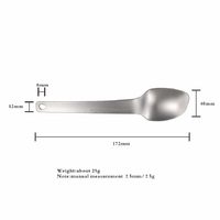 Ensemble de couverts multifonctions en titane - Cuillère, fourchette, couteau