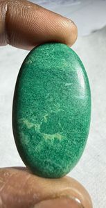 Jade natural verde Paradise Cabochon, colgante de cristal suelto de diseño, gema para la fabricación de joyería curativa - Product Image 1