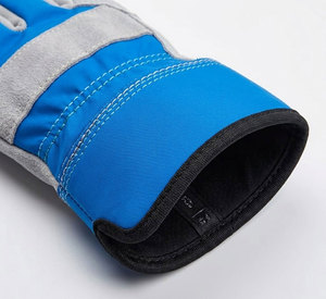 Gants de travail industriels en cuir de vachette pleine fleur de qualité supérieure, certifiés CE, anti-coupure, avec doublure en polaire caoutchoutée - Product Image 6