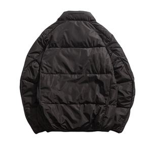 Veste matelassée légère avec logo personnalisé OEM pour hommes et femmes, blanc à capuche chaud pour l'hiver avec logo avant - Product Image 2