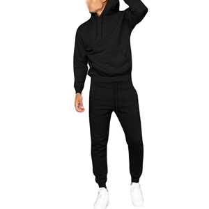 Ensembles de survêtements unisexes coupe classique pour la vente en gros, avec broderie de logo personnalisée, pour le sport et l'hiver - Product Image 4