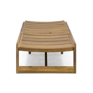 Conjunto de Tumbonas de Teca para Exteriores, Tumbona para Piscina, Muebles Modernos para Patio, Tumbona Ajustable para Jardín, Muebles para Resort y Villa - Product Image 3