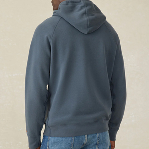 Customized Half Zip <b>Velour</b> Fleece Hoodie for Men Eco-Friendly Winter Vintage Oversized Casual <b>Sweatshirt</b> - Product Image 6