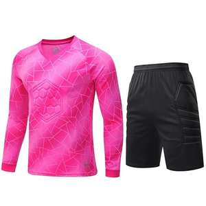 Uniforme de Portero Personalizado para Hombre y Mujer, Conjunto de Jersey de Portero de Fútbol con Coderas Acolchadas y Pantalones Cortos, Ropa Deportiva de Fútbol al Por Mayor OEM - Product Image 5