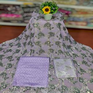 Super Soldes d'Été : Dernière Tendance – Tissu Somalien Authentique Fransawidirac à Motif Floral pour Robe de Cérémonie et Tenue de Fête - Product Image 1