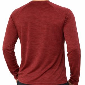 Camiseta Deportiva de Manga Larga Raglán para Hombre, con Logotipo Personalizado, Transpirable, de Secado Rápido, para Entrenamiento y Gimnasio - Product Image 2