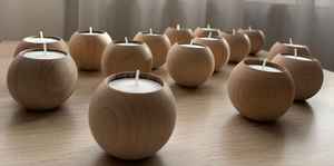 Support de bougie chauffe-plat en bois décoratif nordique pour mariage, vente en gros - Product Image 3