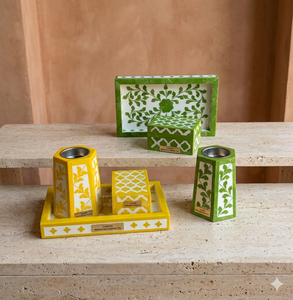 Nuevo Diseño de Incensario de Estilo Árabe Ecológico con Incrustaciones de Hueso y Diseño Floral Blanco, Set de Bakhoor con Fragancia de Sándalo - Product Image 1
