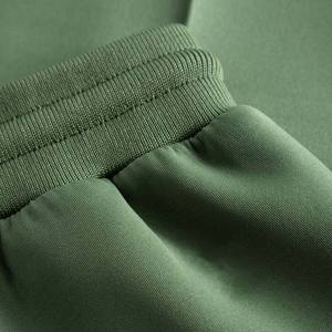 Shorts pour hommes en coton respirant à séchage rapide, taille élastique, motif uni, vêtements décontractés d'été pour hommes, en vente - Product Image 5