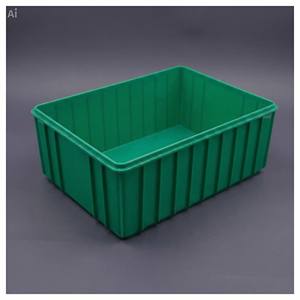 OEM Custom PP Eco-Friendly Solid Box <b>Stackable</b> Storage <b>Crate</b> Organizer Container - Product Image 2