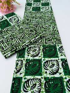 Tela Khanga con estampado de cera africana de alta calidad, Material de algodón del 100 por ciento para ropa y vestidos, proveedor de Isla de exportación Hitjem - Product Image 4