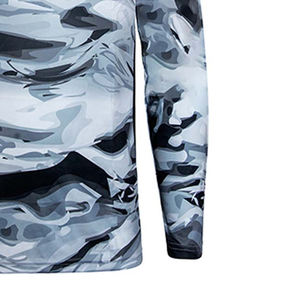 เสื้อตกปลาผู้ชาย OEM 2026 โพลีเอสเตอร์ 100% สกรีนลายตามสั่ง ทรงเข้ารูป ทันสมัย แขนยาว เสื้อตกปลา น้ำหนักเบา เสื้อยืด - Product Image 2