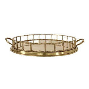 Bandeja de Servir de Latón Hecha a Mano para Cocina, Comedor, Fiestas, Bodas, Banquetes y Ocasiones Especiales - Product Image 3