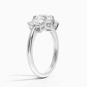 Anillo BOJ 075 con Corte Cojín, Plata 925, Halo de Diamantes, Anillo Solitario con Piedra de 2ct, Color D, VVS1, Moissanita, Certificado GRA, Precio Bajo - Product Image 2