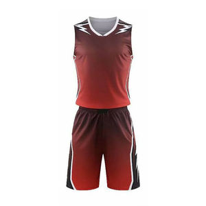 Vêtements de basket-ball pour hommes sur mesure, grande vente, 100% polyester, respirant, avec nom et logo de l'équipe - Product Image 4