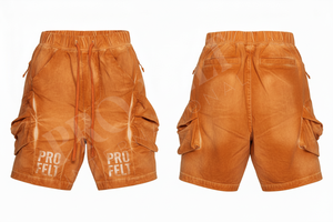 Shorts Cargo Décontractés Vintage Personnalisables avec Logo – Coton Respirant Séchage Rapide Multi-Poches avec Cordon de Serrage Longueur Genou Coupe Ample pour l'Été et la Gym - Product Image 4