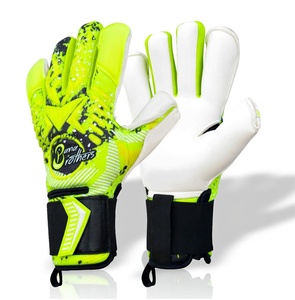 Professional Goalkeeper Gloves with Finger Spines and Padded Design for Anti-Hyperextension and Better <b>Grip</b> <b>Control</b> - Product Image 5