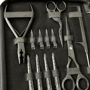 Professional Waterproof Hair Extension Tools Kit Stainless Steel Beads Remover <b>Crimp</b> Pliers Hair Cutting Styling <b>Set</b> Durable - Product Image 2