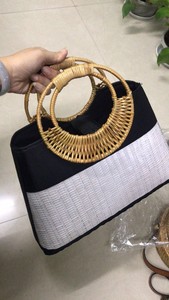 โรงงานเวียดนาม กระเป๋าหวายทรงกลม ทำมือ กระเป๋าสานธรรมชาติ ผู้ผลิตขายส่ง ส่งออก - Product Image 3