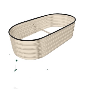 Lit de jardin surélevé en métal en acier inoxydable galvanisé de haute qualité OEM ODM Équipement de jardinage extérieur Prix d'usine Grossiste - Product Image 4