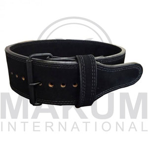 Ceinture de musculation en cuir véritable robuste, réglable, pour entraînement en salle de sport, ceinture de musculation - Product Image 2
