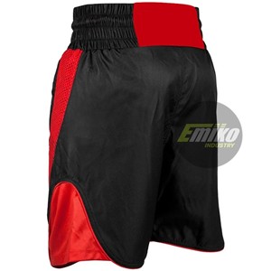 Pantalones Cortos de Boxeo MMA Negros y Rojos, Transpirables, para Artes Marciales, Combate, Kickboxing, Entrenamiento, Profesionales - Product Image 5