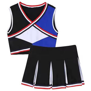 Derniers modèles d'uniformes de cheerleading 100% polyester, prix de gros OEM - Product Image 4