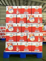 Bière Camel Steam Lager de qualité supérieure en bouteille de verre 330ml légère, lot de 24 canettes, Camel Vietnam, fournisseur export en gros